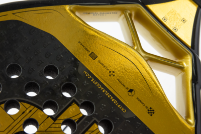 PADEL RACKET BITCOIN TEARDROP (OG BATCH 1) - Image 4